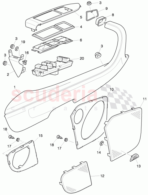 Part Diagram for Bentley 3W2 867 109 F