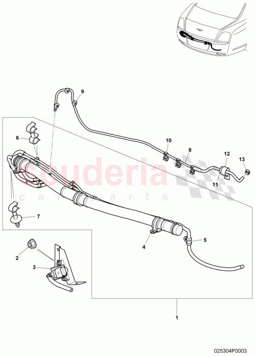 Part Diagram for Bentley N90851001