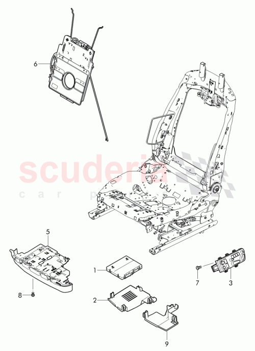 Part Diagram for Bentley 4W0 959 118