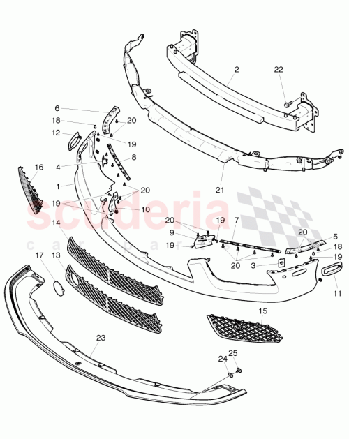 Part Diagram for Bentley 3W3 807 217 S