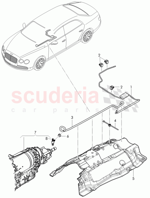 Part Diagram for Bentley 4W0 301 473 B