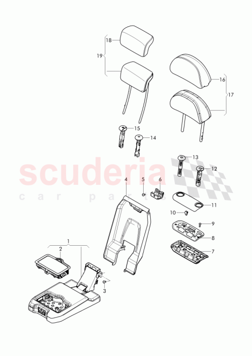 Part Diagram for Bentley 36A 886 519 A