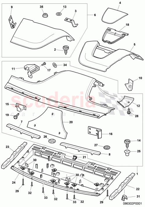 Part Diagram for Bentley 3W8867761T