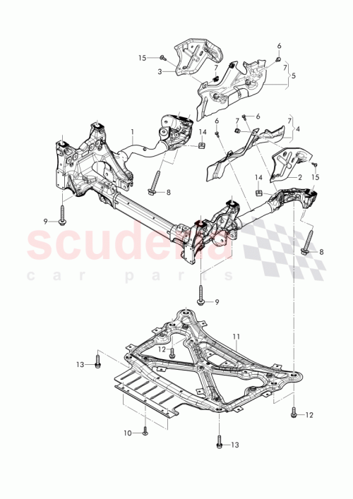 Part Diagram for Bentley 4M1399345F