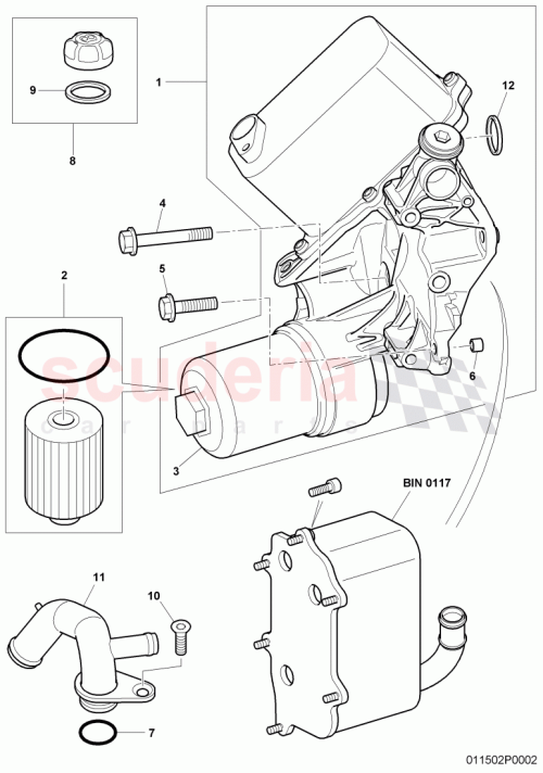 Part Diagram for Bentley 07C117070