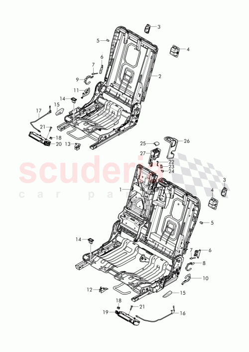 Part Diagram for Bentley 7P6 885 682 A