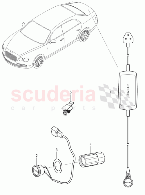 Part Diagram for Bentley 3Y0927115