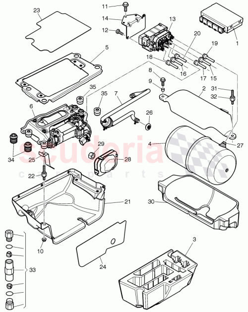 Part Diagram for Bentley 3Y4 616 719