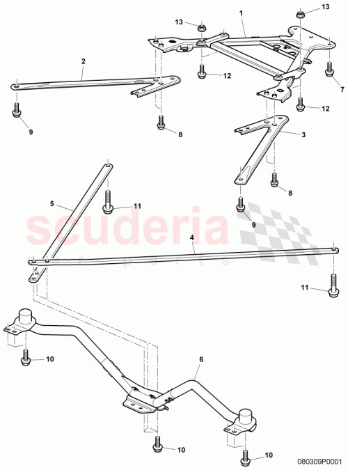 Part Diagram for Bentley 3W7802769C