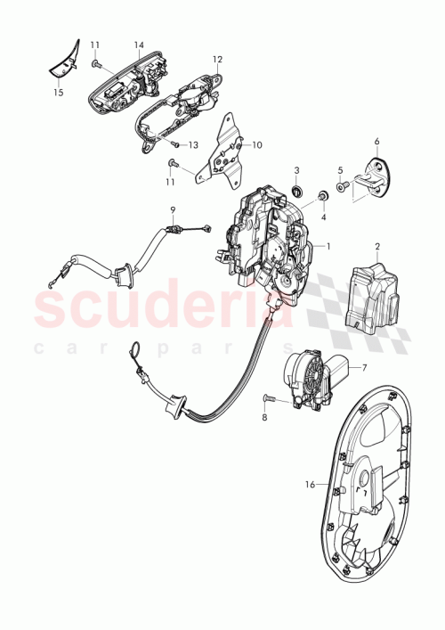 Part Diagram for Bentley 4M2 837 015 D