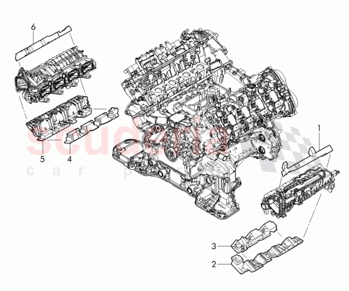 Part Diagram for Bentley 079 133 875 B