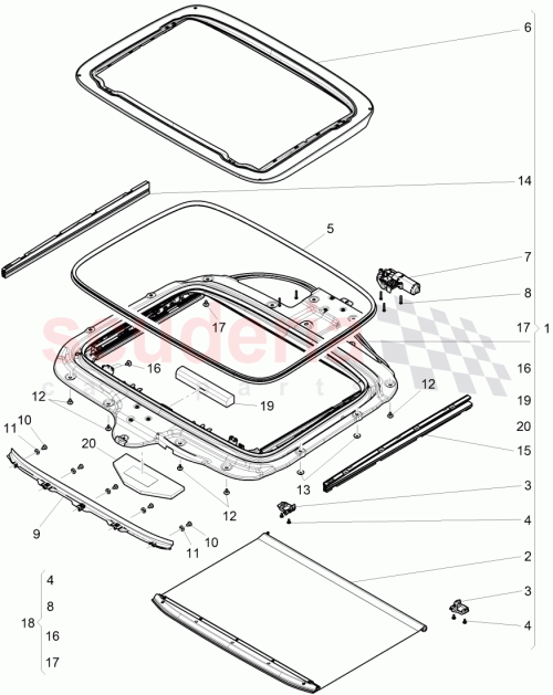 Part Diagram for Bentley N 905 708 05
