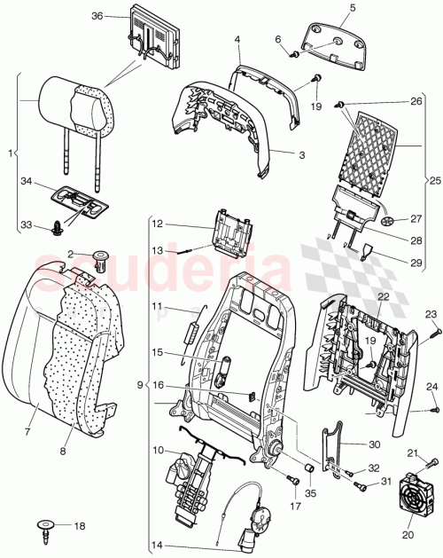 Part Diagram for Bentley 3W5881971C