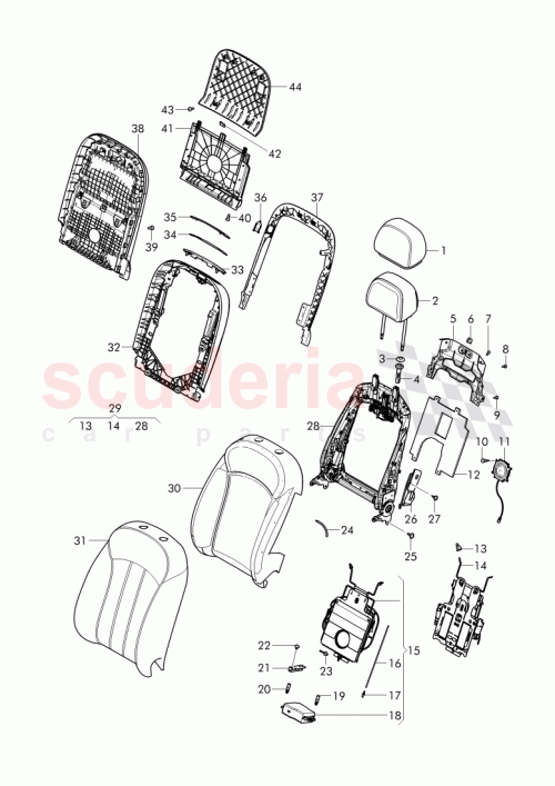 Part Diagram for Bentley 3Y5 882 523