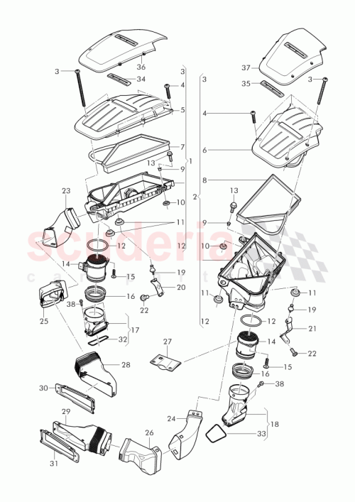 Part Diagram for Bentley 3W0 129 063 J