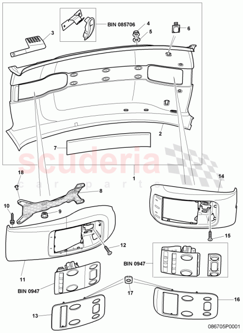 Part Diagram for Bentley N91062801