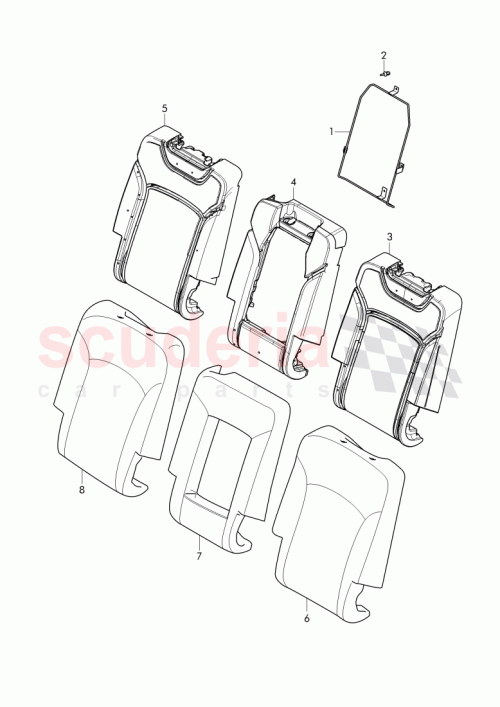 Part Diagram for Bentley 36A 883 647 A