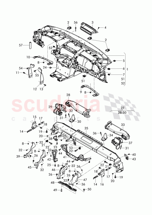 Part Diagram for Bentley 3W2 857 017 T