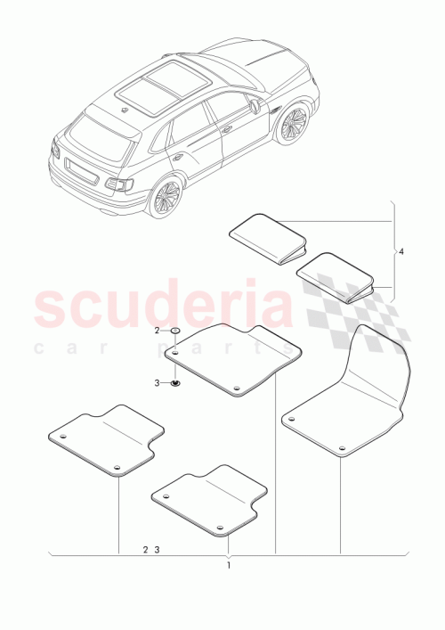 Part Diagram for Bentley 36C 863 011 E