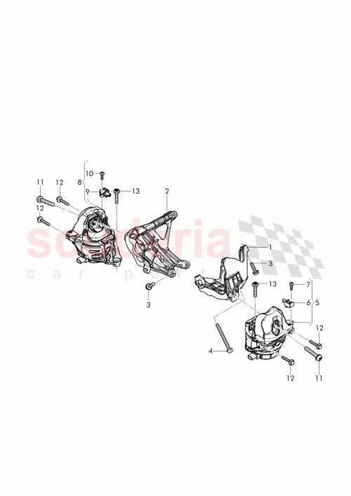 Part Diagram for Bentley 4M0 199 308 BE
