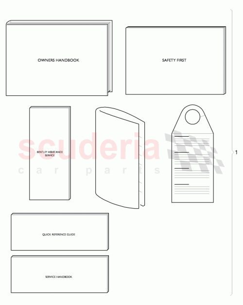 Part Diagram for Bentley 3Y5 012 003 BA