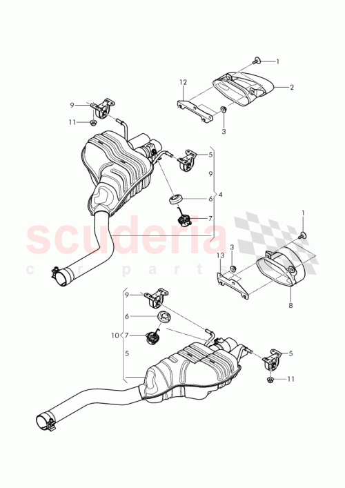 Part Diagram for Bentley 3W0 253 463 AF