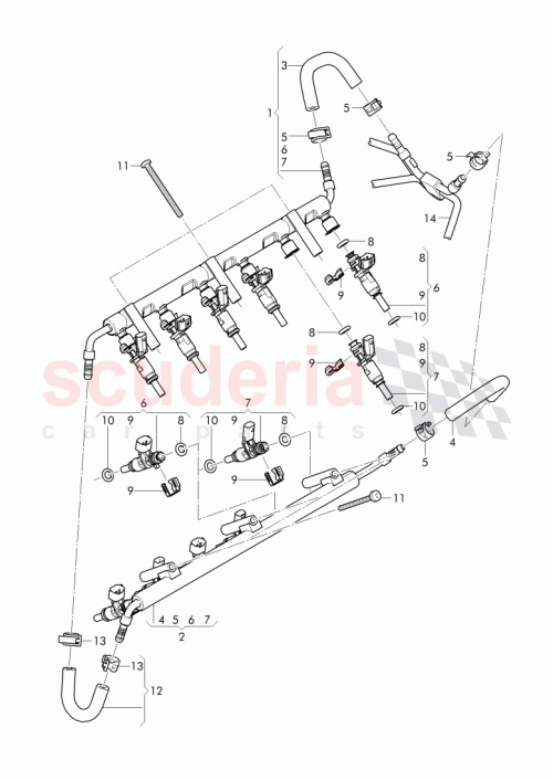Part Diagram for Bentley WHT 005 422 B