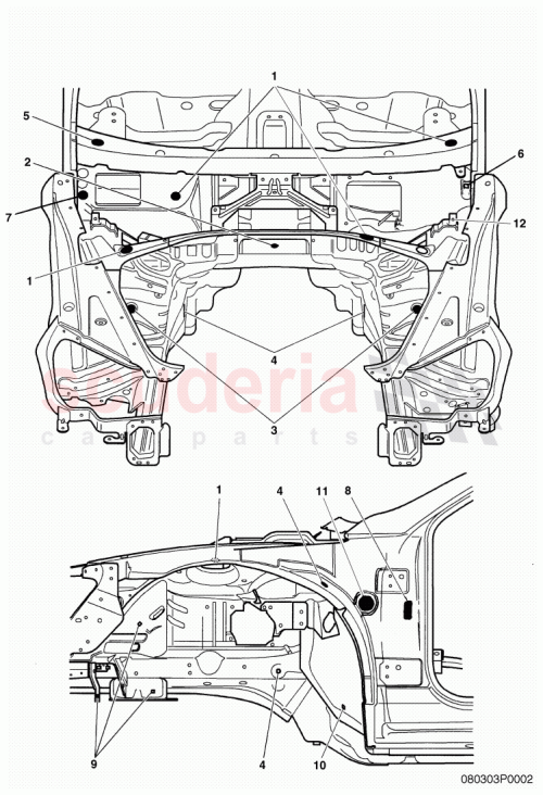 Part Diagram for Bentley N10516801