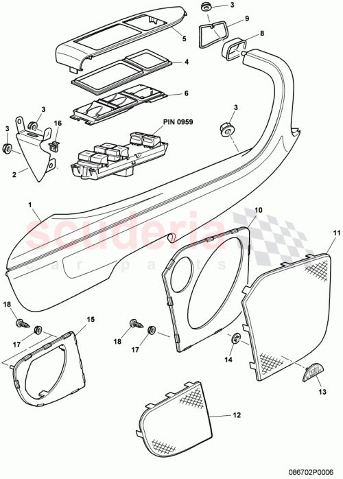 Part Diagram for Bentley N10011501