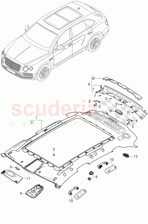 Part Diagram for Bentley 36A 868 149