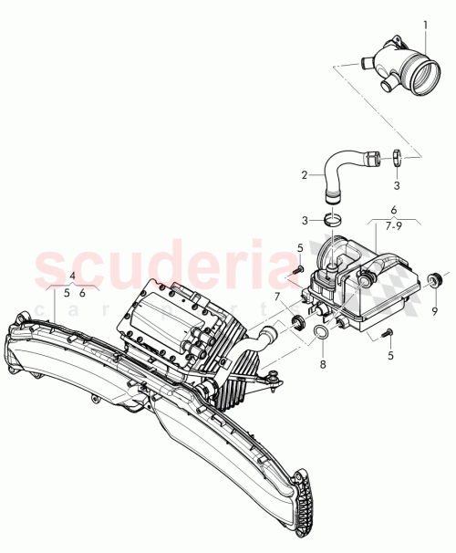 Part Diagram for Bentley 079 103 542 E