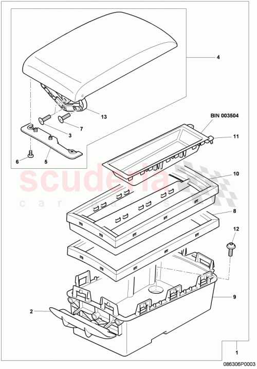 Part Diagram for Bentley 3W8864163B