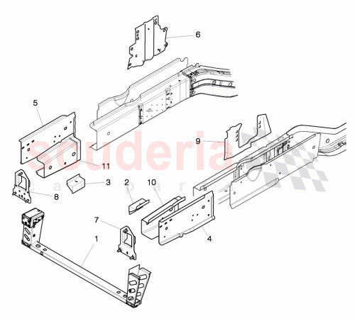 Part Diagram for Bentley 3Y0805483B