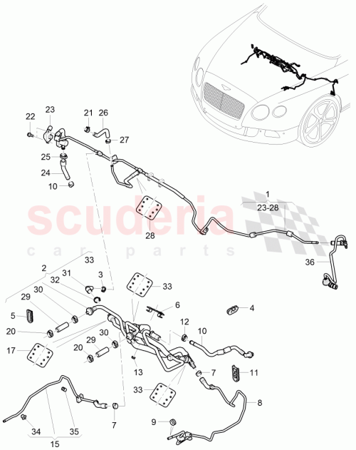 Part Diagram for Bentley 3W0819345F