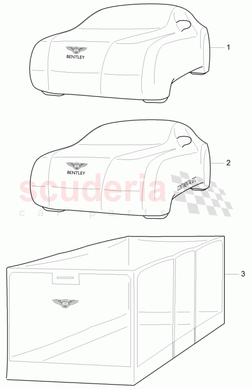 Part Diagram for Bentley 3W7 861 985 A