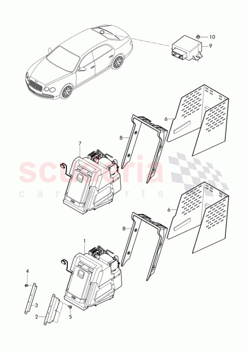Part Diagram for Bentley 4W0 862 651 A