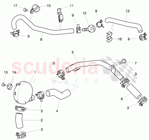 Part Diagram for Bentley 07C103176A