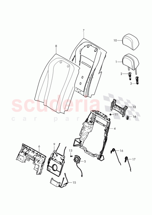Part Diagram for Bentley 4W0 886 808 AE