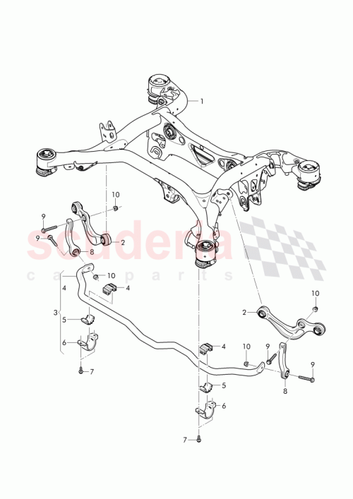 Part Diagram for Bentley 4M0511305BH