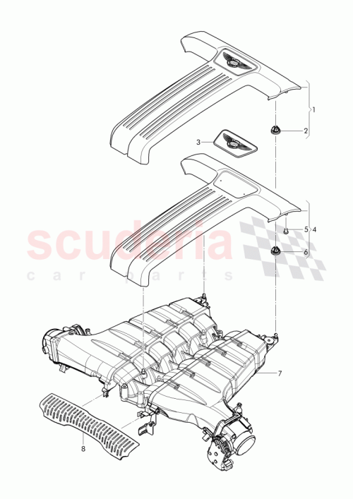 Part Diagram for Bentley 07C 103 925 AP