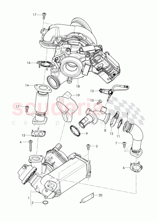 Part Diagram for Bentley 057 131 816 B