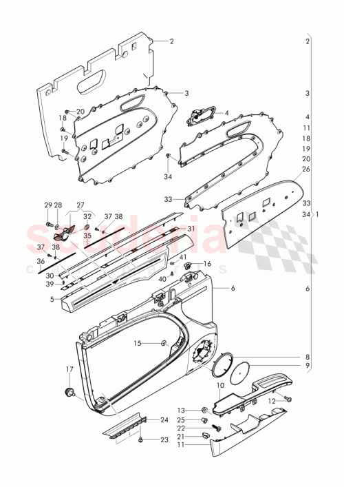 Part Diagram for Bentley 3Y5 867 071 Q