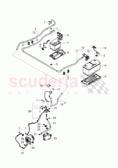 Part Diagram for Bentley 4W1 971 228