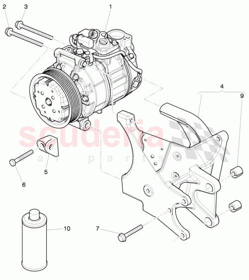 Part Diagram for Bentley 07V903145A