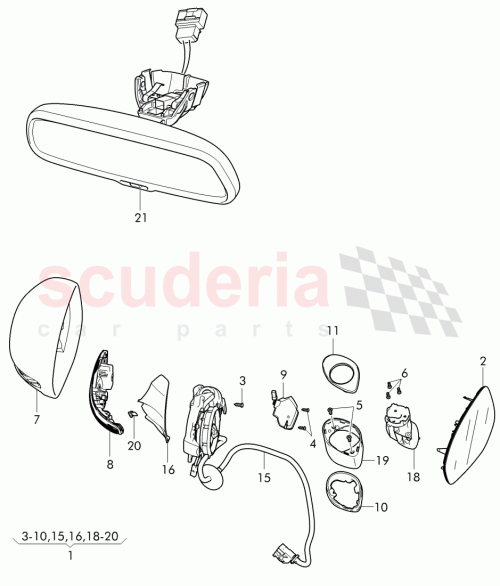 Part Diagram for Bentley 4W2 857 410 B