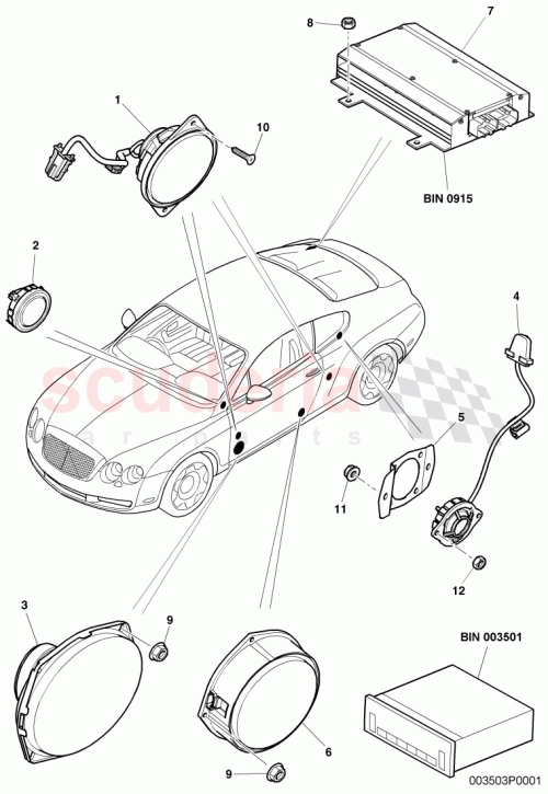Part Diagram for Bentley 3W0 035 387 A