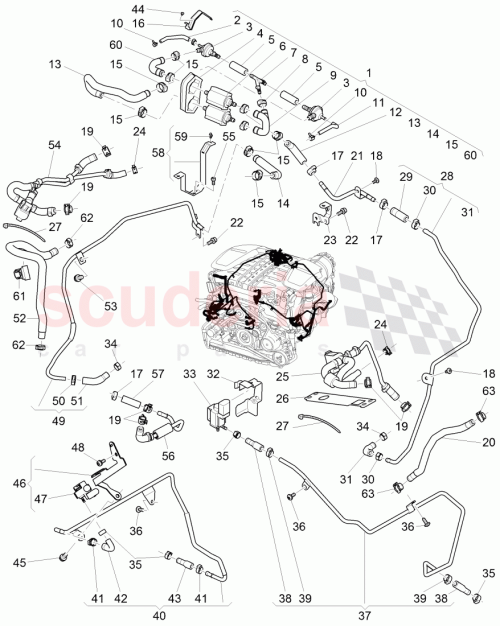 Part Diagram for Bentley 3W0612733BE