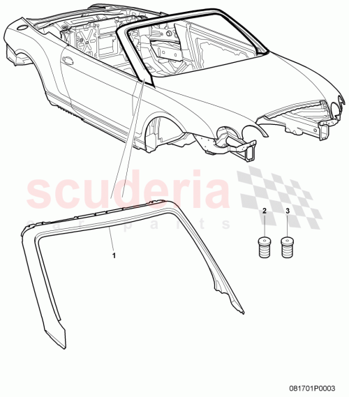 Part Diagram for Bentley 3W7817273G