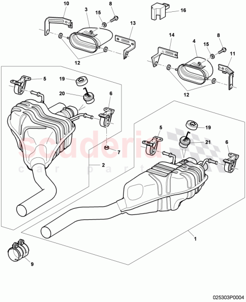 Part Diagram for Bentley 3W0253463M