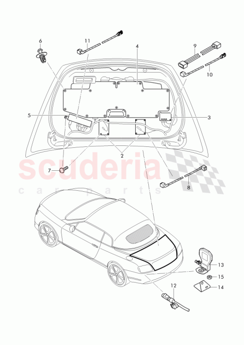 Part Diagram for Bentley 3W7 971 578
